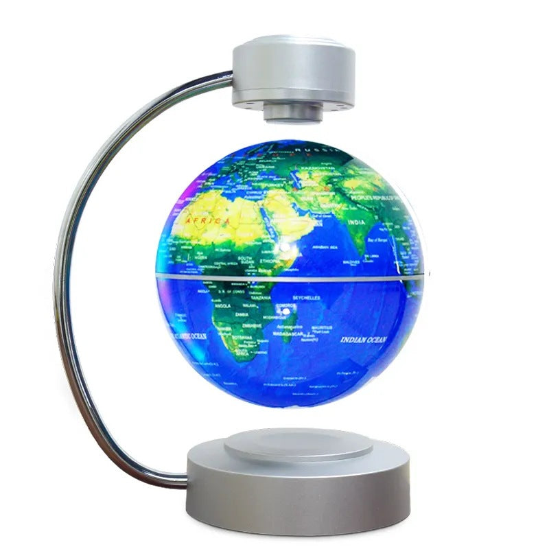 6-Inch Magnetic Levitation Globe with LED Home Decor