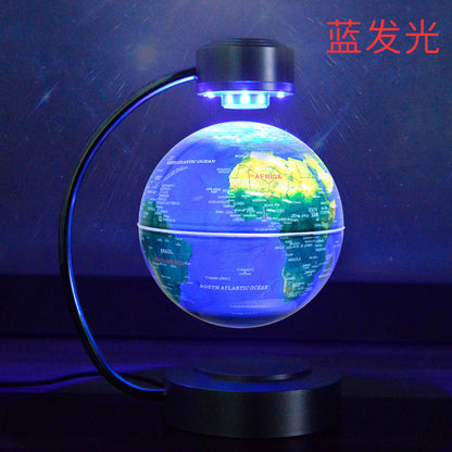 6-Inch Magnetic Levitation Globe with LED Home Decor
