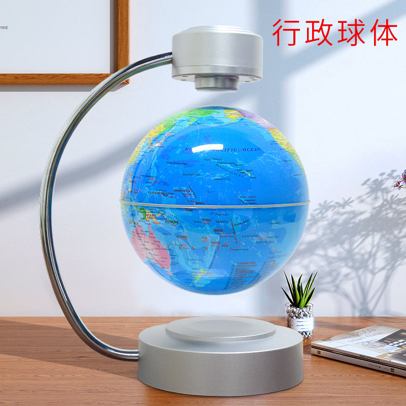 6-Inch Magnetic Levitation Globe with LED Home Decor